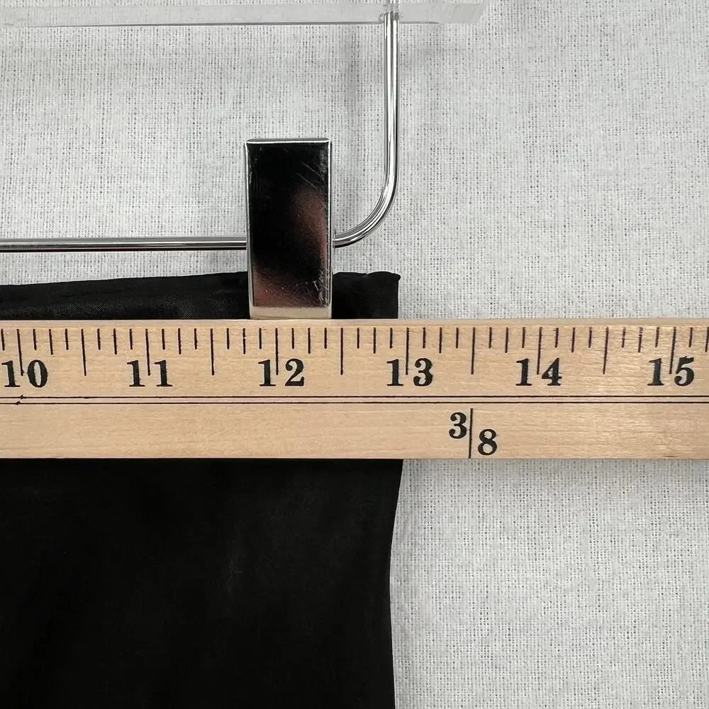 ENZA COSTA Satin Bias Cut Skirt Womens Small 1 Black Midi Pull on Slip Maxi NWOT - Picture 15 of 16